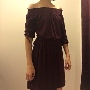 Off the shoulder dress